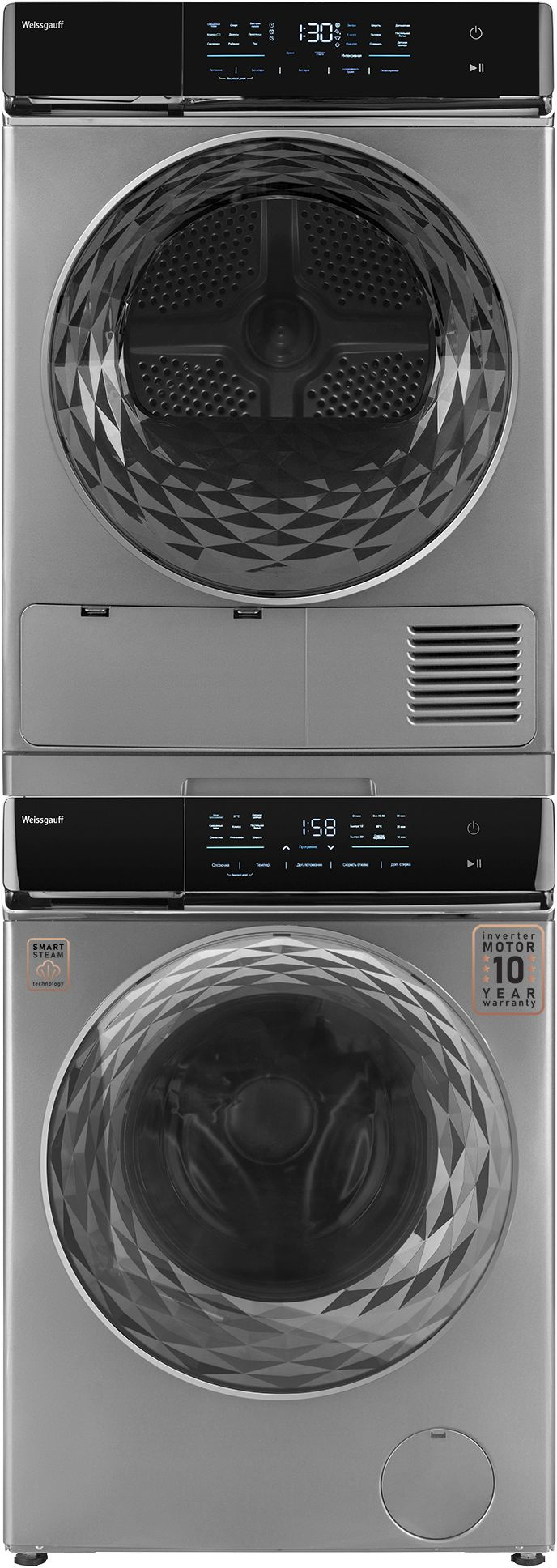 Сушильная машина Weissgauff WD 879 Diamond Heat Pump, превью следующего фото