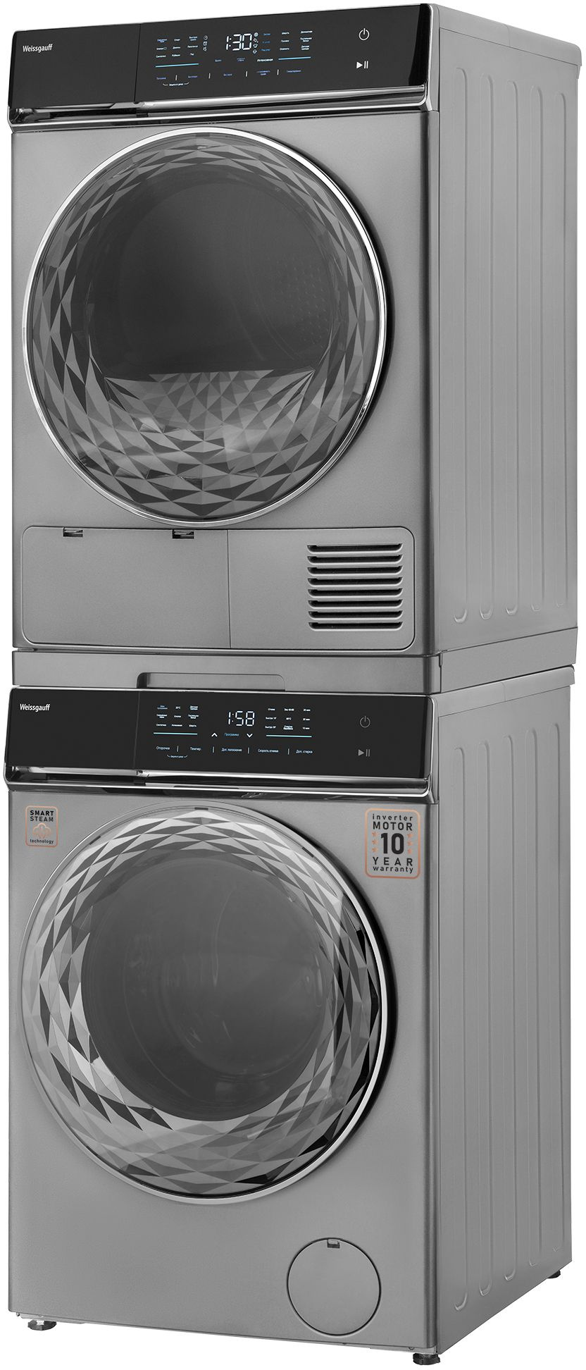 Сушильная машина Weissgauff WD 879 Diamond Heat Pump, фото 5
