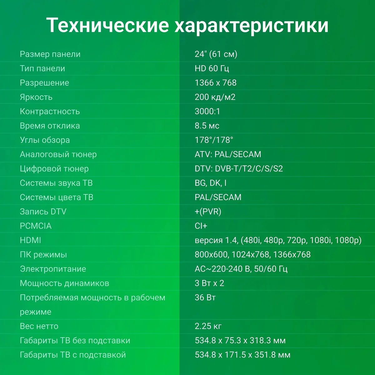 Телевизор Digma DM-LED24SBB32, фото 12