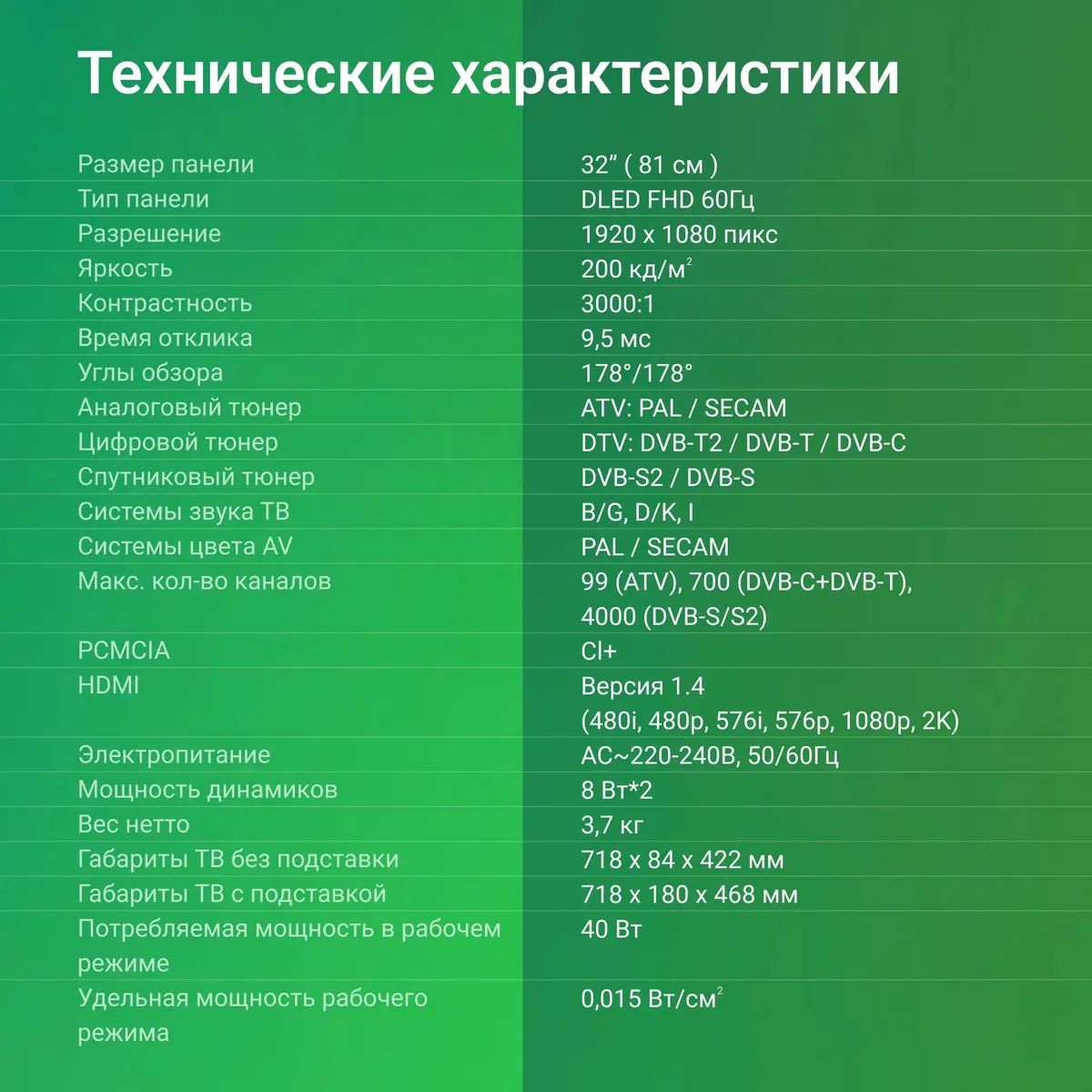 Телевизор Digma DM-LED32SBB36, фото 16