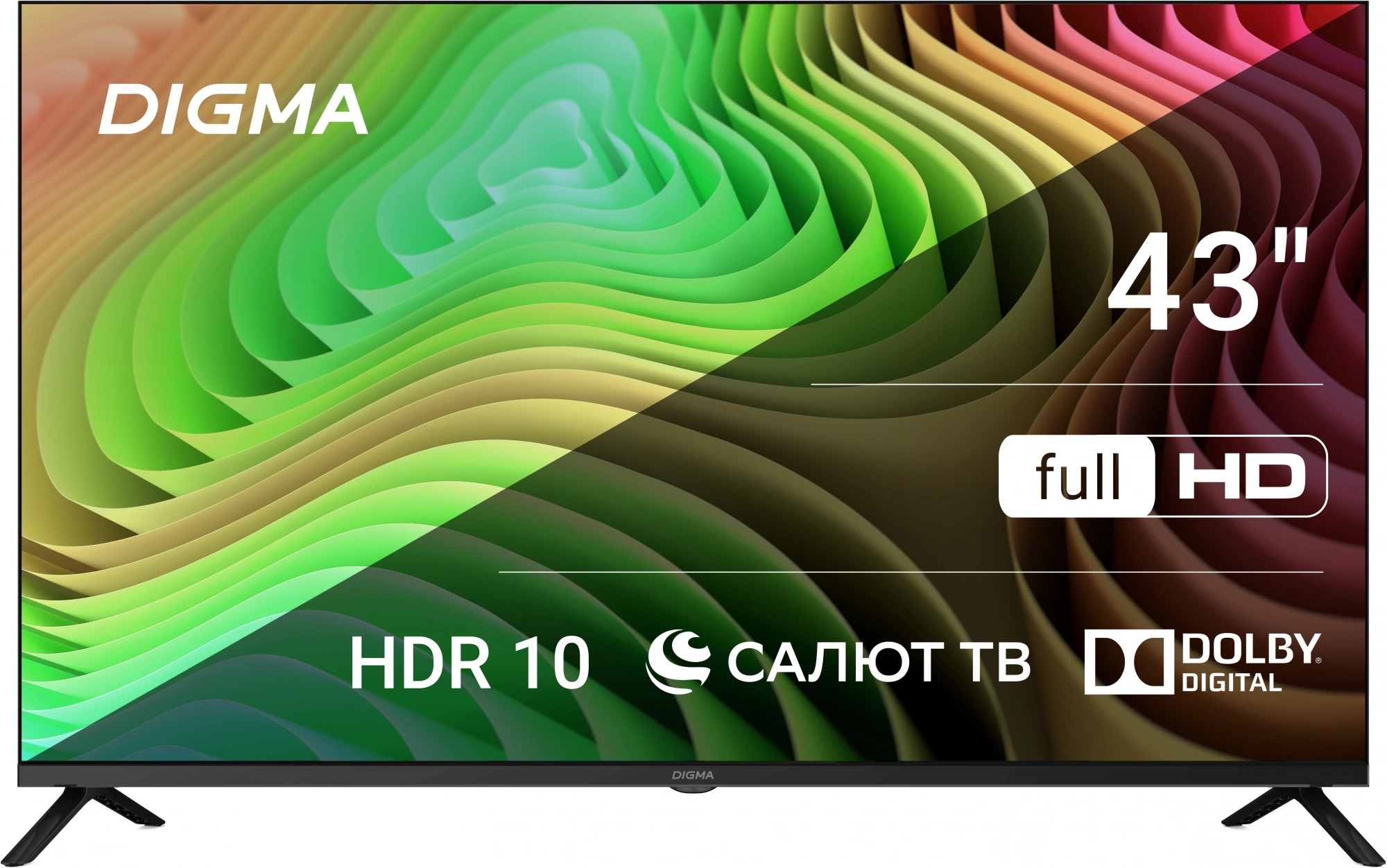 Телевизор Digma DM-LED43SBB36, фото 2