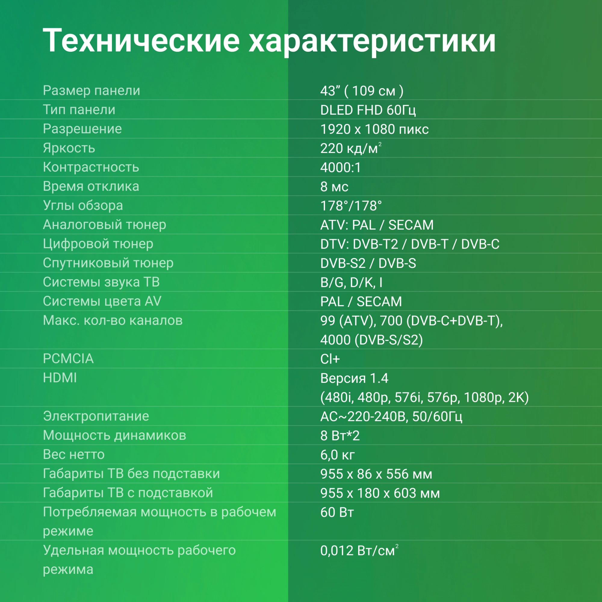 Телевизор Digma DM-LED43SBB36, фото 17