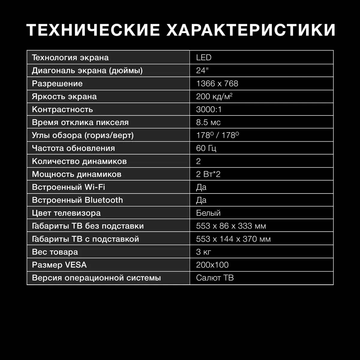 Телевизор Hyundai H-LED24BS5102, фото 12