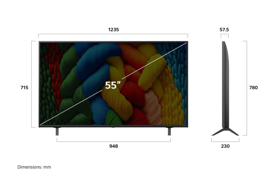Телевизор LG 55NANO80A6B, фото 5