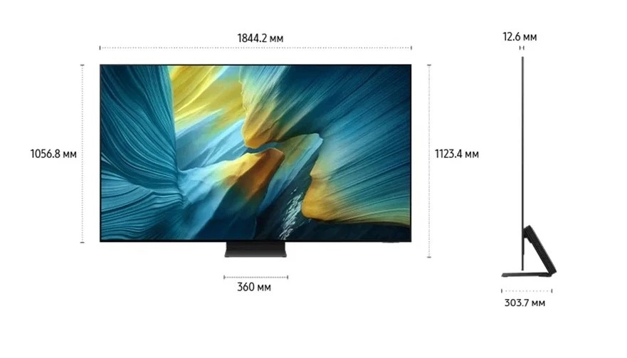 Телевизор Samsung QE83S95F EU, фото 9