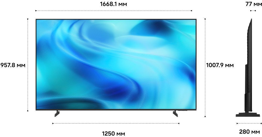 Телевизор Samsung UE75U8000HUXPY, превью предыдущего фото
