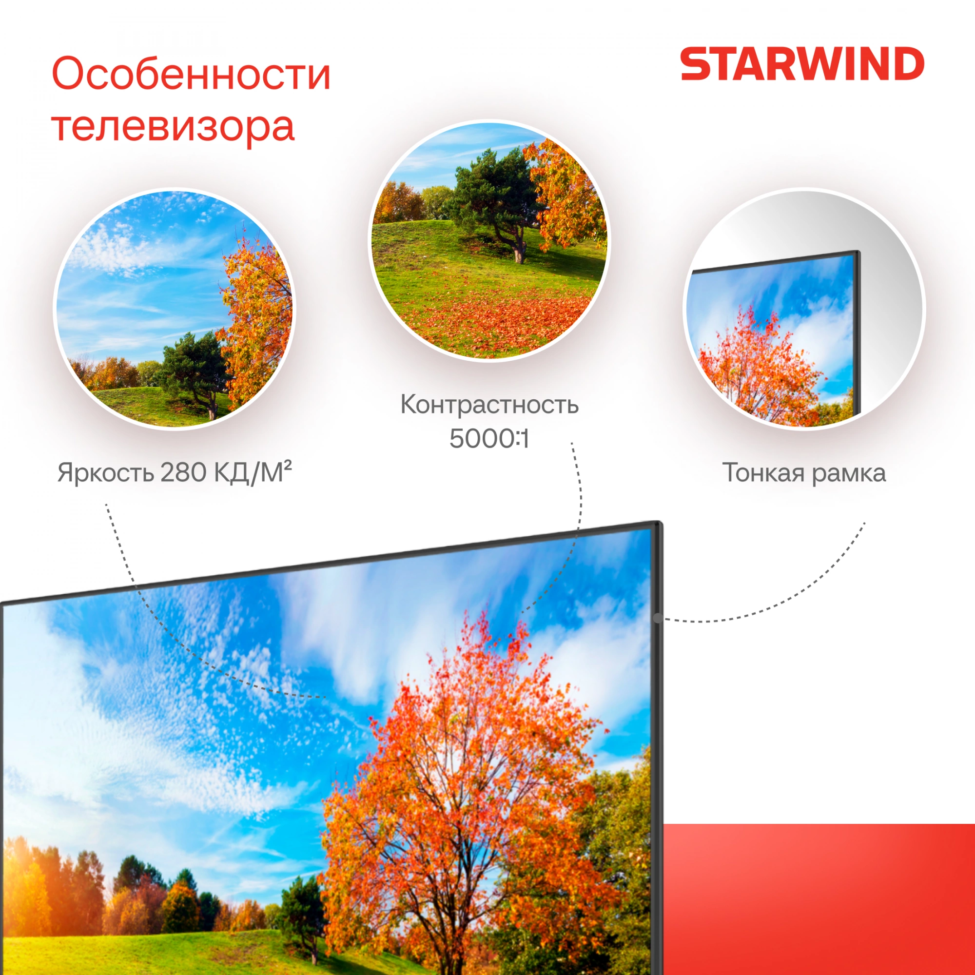 Телевизор Starwind SW-LED65UG402, фото 5