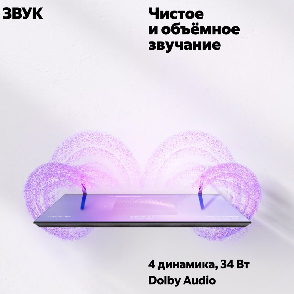 Телевизор ЖК 55 Яндекс ТВ Станция с Алисой YNDX-00095, превью предыдущего фото