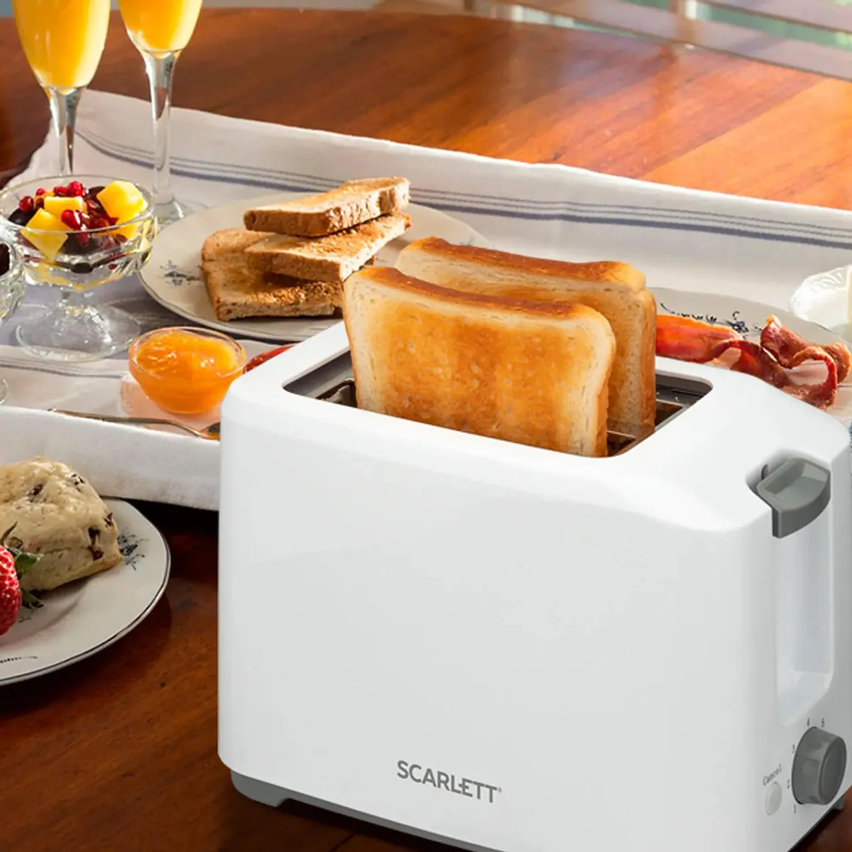 Тостер Scarlett SC-TM11019 белый, фото 3