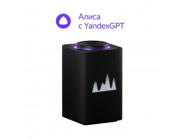 Умная колонка Яндекс Станция Макс с Алисой на YandexGPT, графит, с Zigbee, превью следующего фото