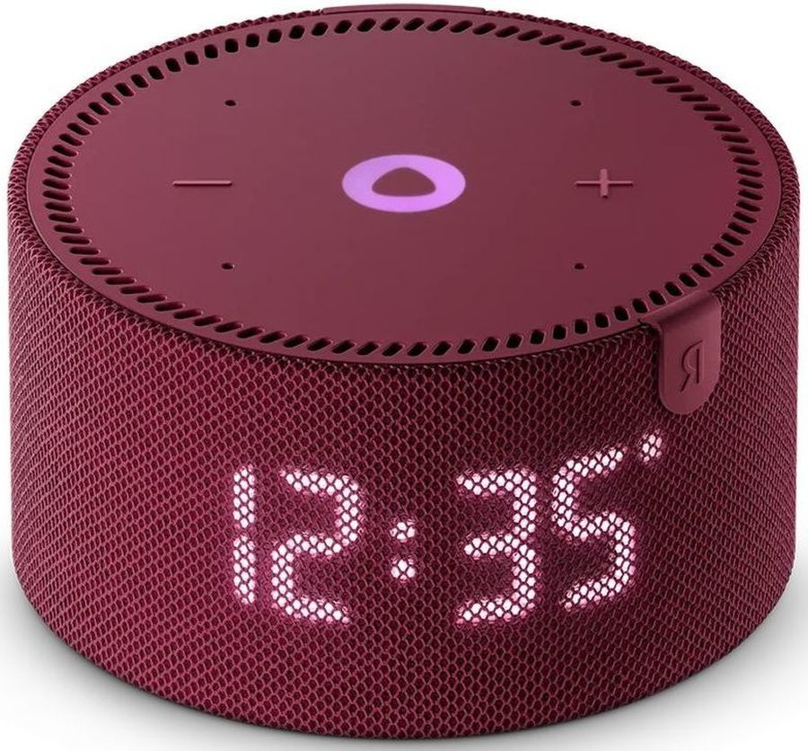 Умная колонка Яндекс.Станция Новая Станция Мини с часами, красный