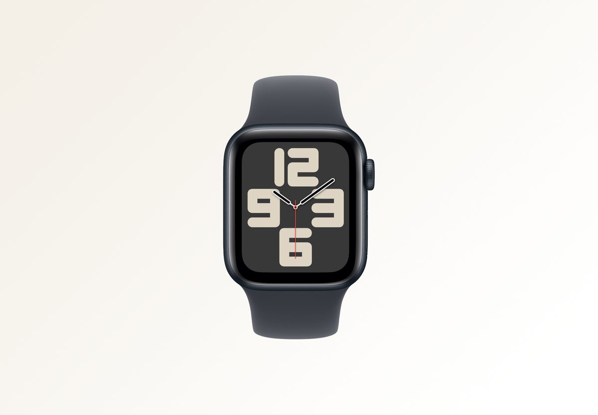 Умные часы Apple Watch SE 2 (2024) 44mm Midnight Aluminium, Sport Band Midnight, M/L, фото 3