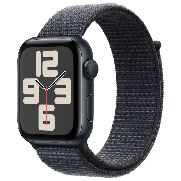 Умные часы Apple Watch SE 2 (2024) 44mm Midnight Aluminium, Sport Loop Ink
