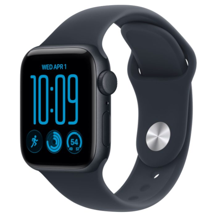 Умные часы Apple Watch SE 3 (2026) 40mm Midnight Aluminium, Sport Band Navy Blue, S/M