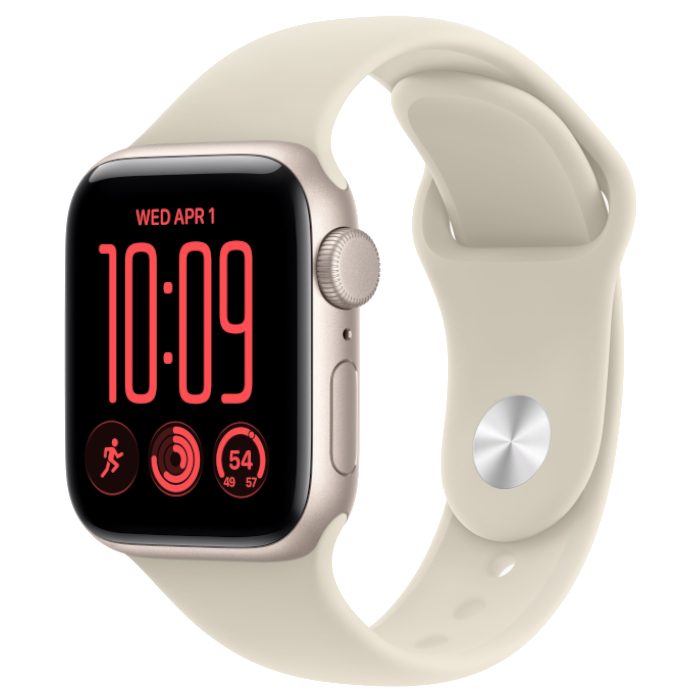 Умные часы Apple Watch SE 3 (2026) 40mm Starlight Aluminium, Sport Band Sand, M/L