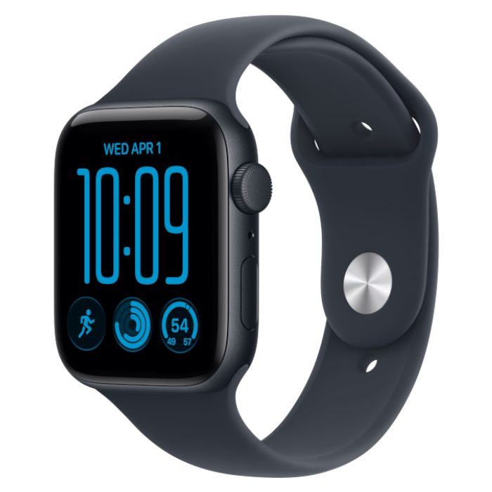 Умные часы Apple Watch SE 3 (2026) 44mm Midnight Aluminium, Sport Band Navy Blue, M/L