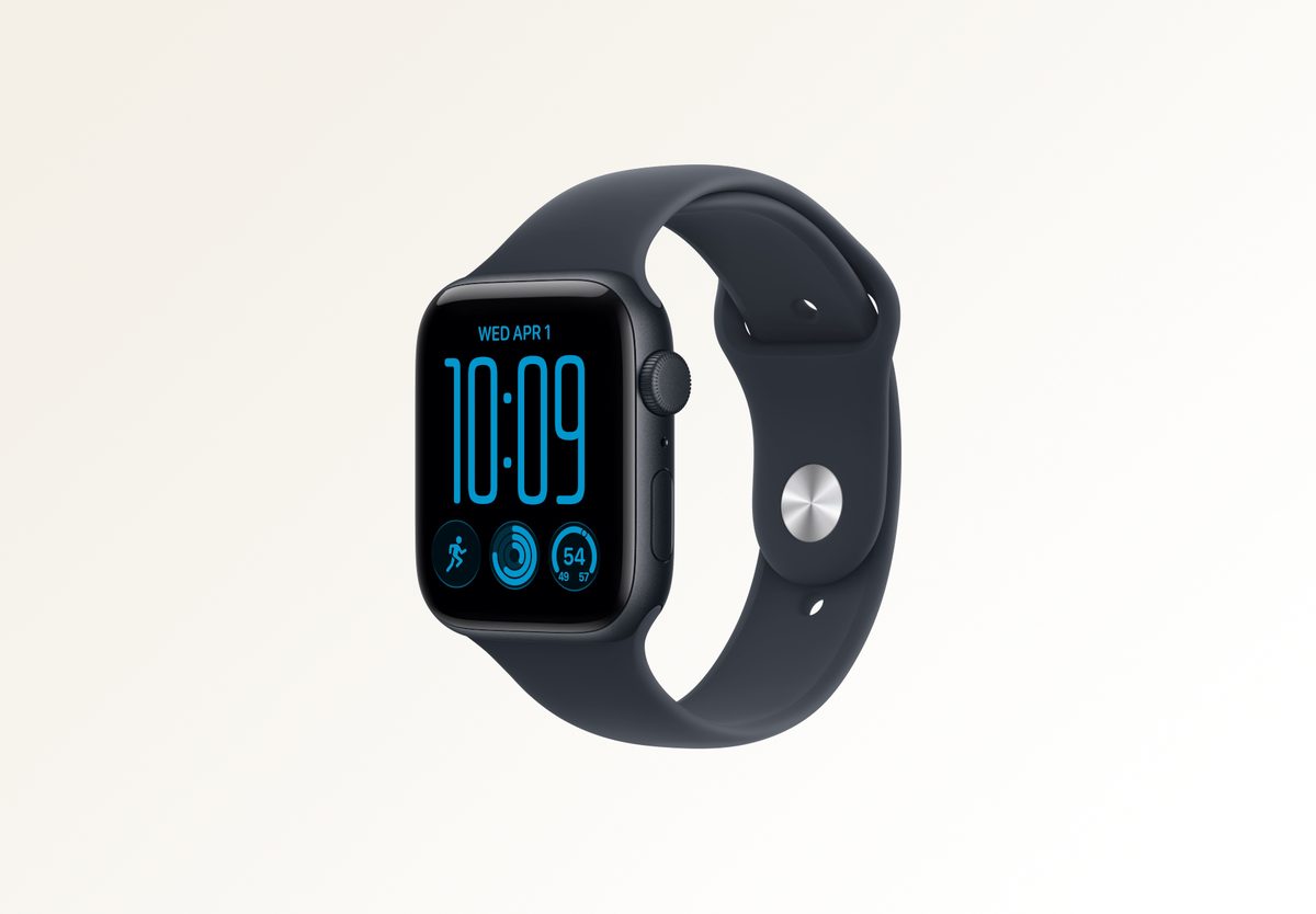 Умные часы Apple Watch SE 3 (2026) 44mm Midnight Aluminium, Sport Band Navy Blue, M/L, превью следующего фото