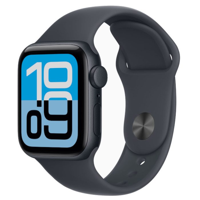 Умные часы Apple Watch SE 3 40mm Midnight Aluminium, Sport Band Midnight, S/M