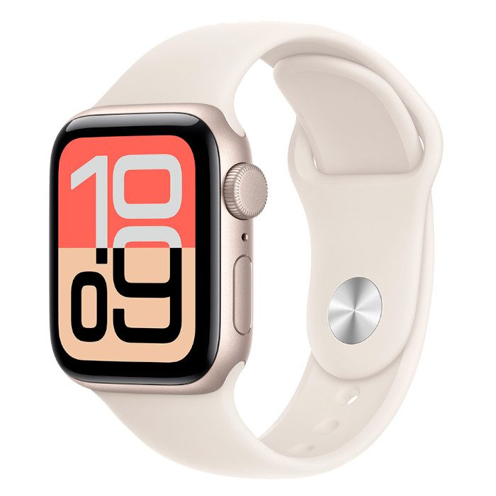 Умные часы Apple Watch SE 3 40mm Starlight Aluminium, Sport Band, M/L