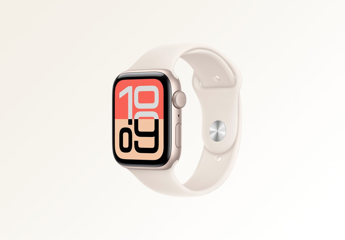 Умные часы Apple Watch SE 3 44mm Starlight Aluminium, Sport Band, S/M, превью следующего фото