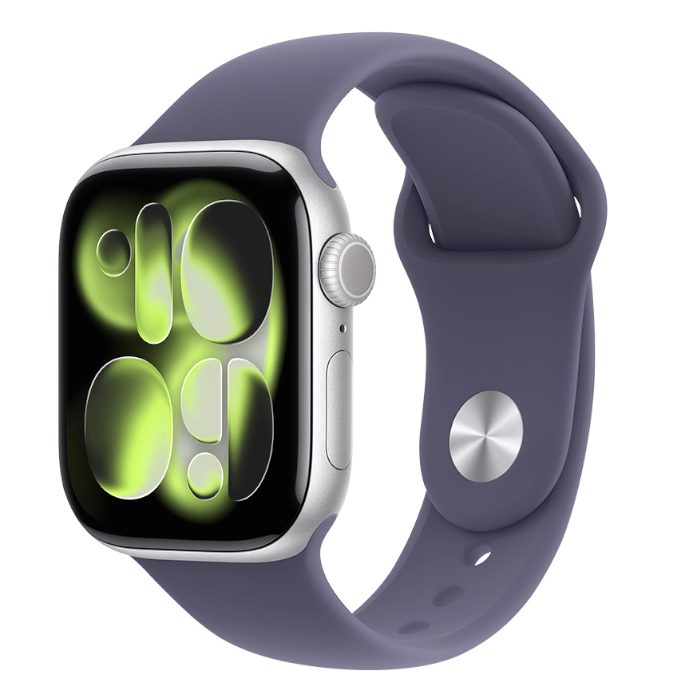 Умные часы Apple Watch Series 11 42mm Silver Aluminium, Sport Band Purple Fog, S/M