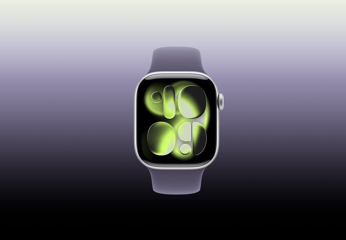 Умные часы Apple Watch Series 11 42mm Silver Aluminium, Sport Band Purple Fog, S/M, фото 3