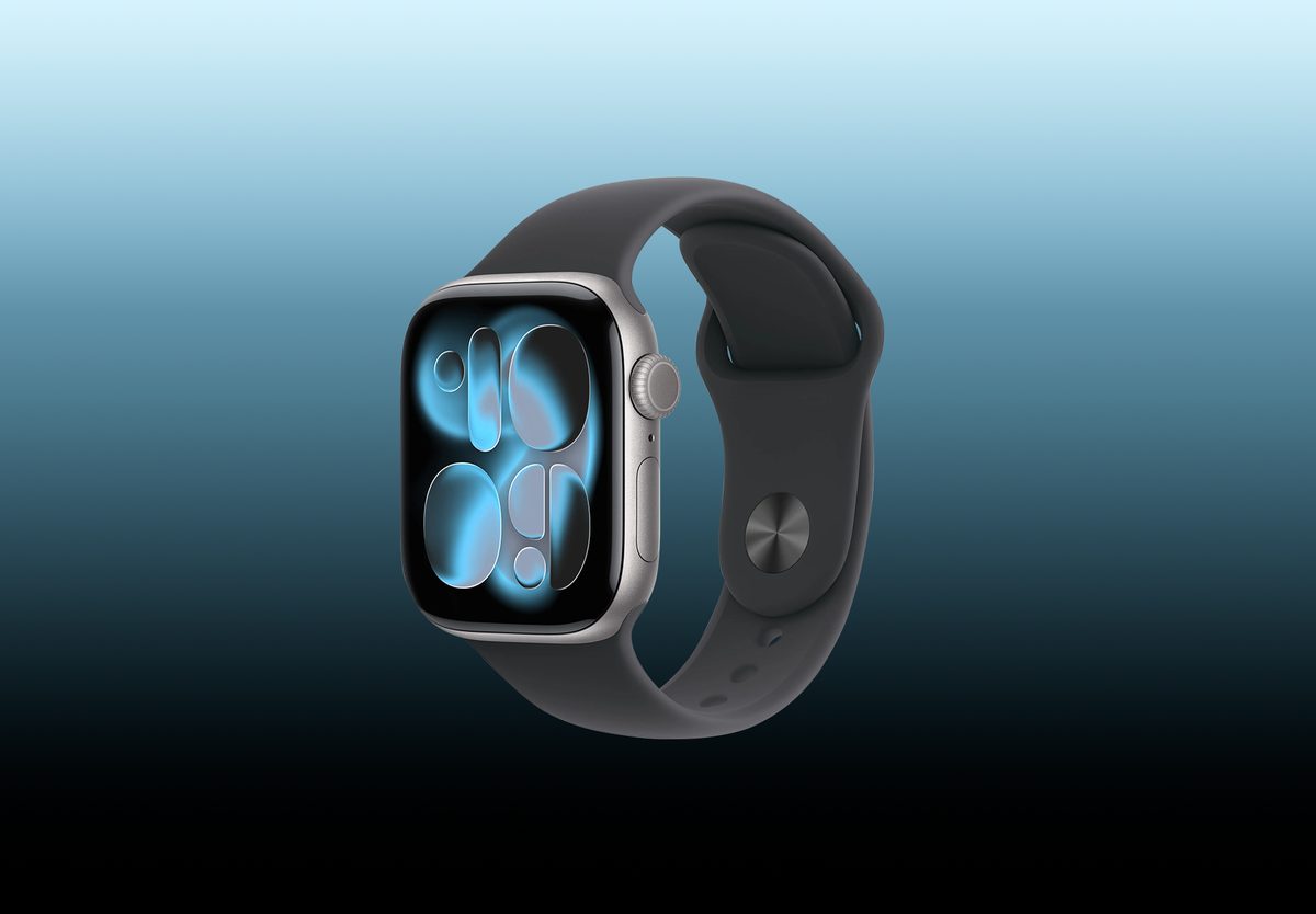 Умные часы Apple Watch Series 11 42mm Space Grey Aluminium, Sport Band Black, M/L, превью следующего фото