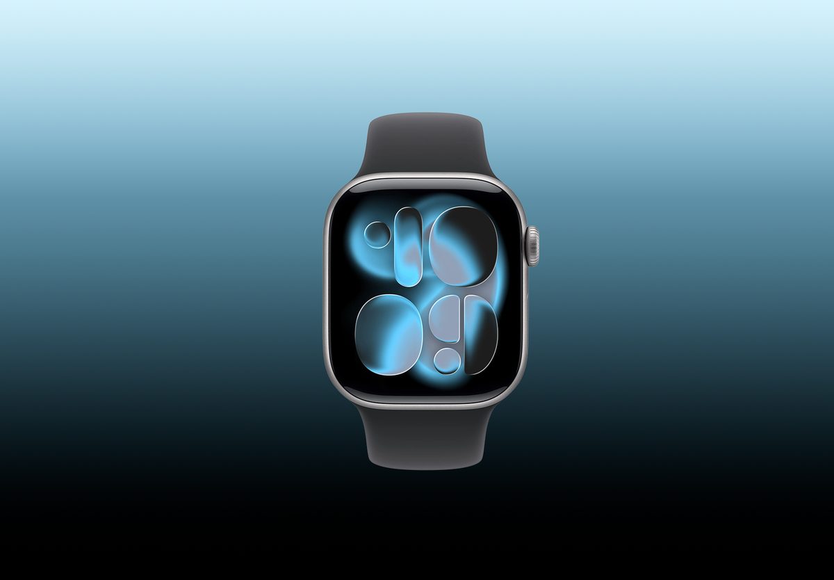 Умные часы Apple Watch Series 11 42mm Space Grey Aluminium, Sport Band Black, S/M, фото 3