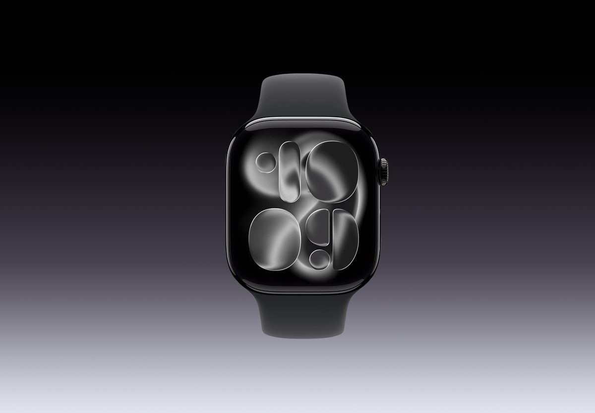 Умные часы Apple Watch Series 11 46mm Jet Black Aluminium, Sport Band Black, M/L, фото 3