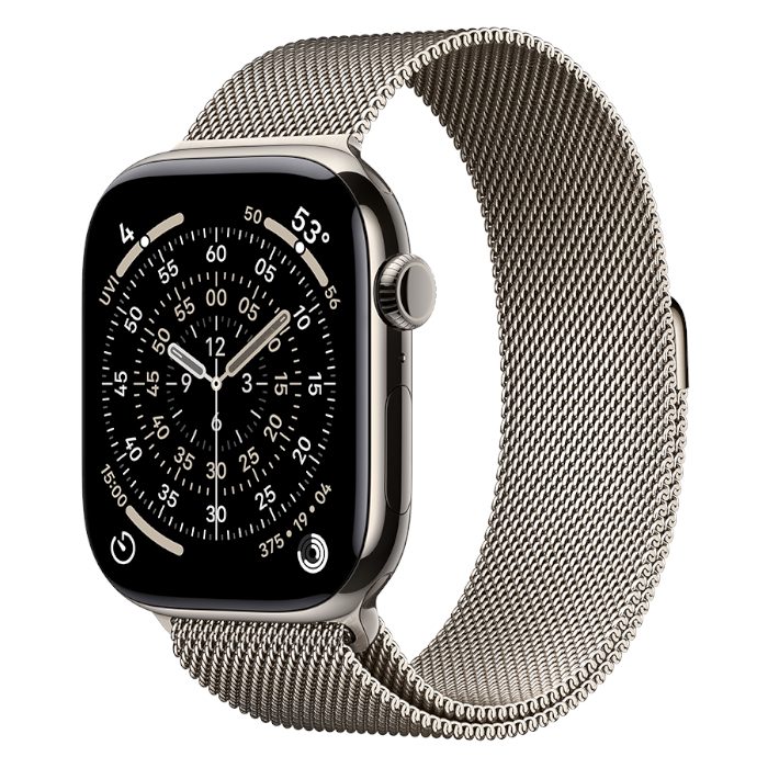 Умные часы Apple Watch Series 11 46mm Natural Titanium, Milanese Loop Natural, M/L