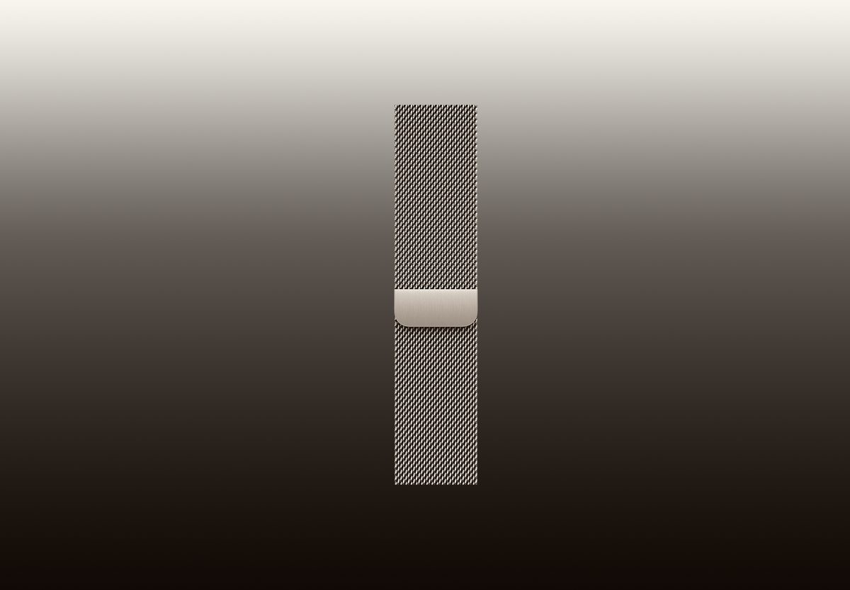 Умные часы Apple Watch Series 11 46mm Natural Titanium, Milanese Loop Natural, M/L, фото 4