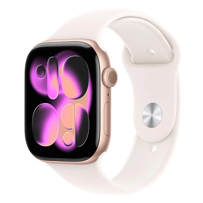 Умные часы Apple Watch Series 11 46mm Rose Gold Aluminium, Sport Band Light Blush, M/L