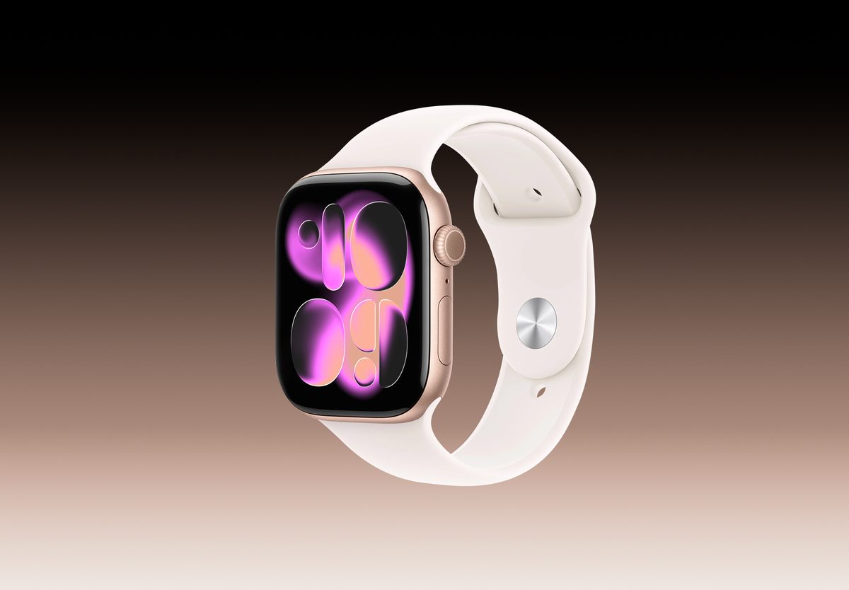 Умные часы Apple Watch Series 11 46mm Rose Gold Aluminium, Sport Band Light Blush, S/M, превью следующего фото