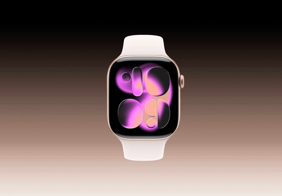 Умные часы Apple Watch Series 11 46mm Rose Gold Aluminium, Sport Band Light Blush, S/M, фото 3