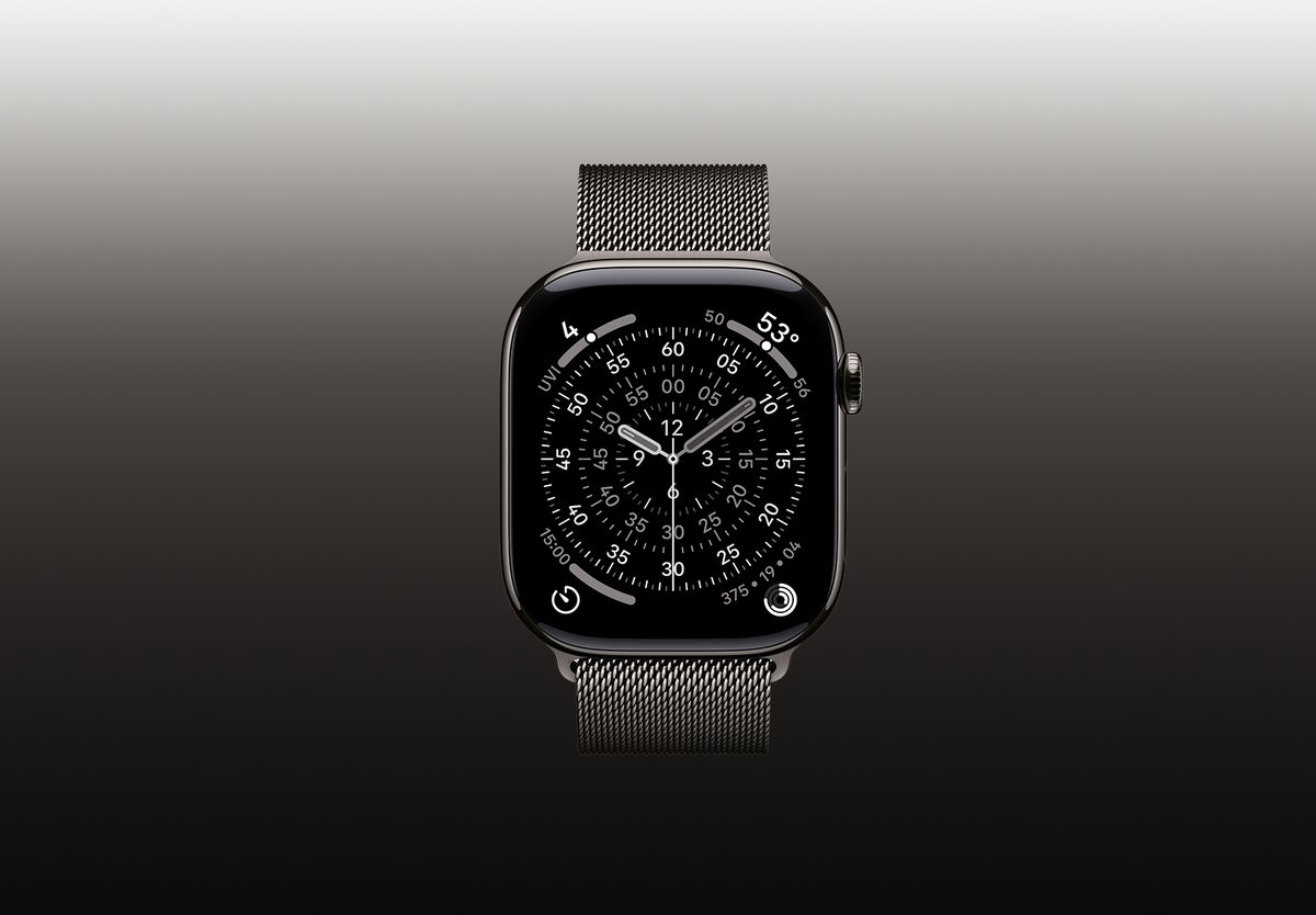 Умные часы Apple Watch Series 11 46mm Slate Titanium, Milanese Loop Slate, M/L, фото 3