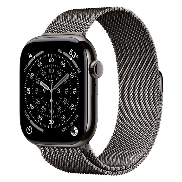 Умные часы Apple Watch Series 11 46mm Slate Titanium, Milanese Loop Slate, S/M