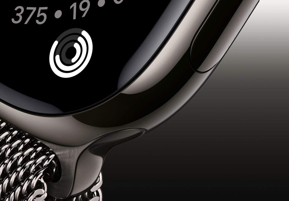 Умные часы Apple Watch Series 11 46mm Slate Titanium, Milanese Loop Slate, S/M, фото 5