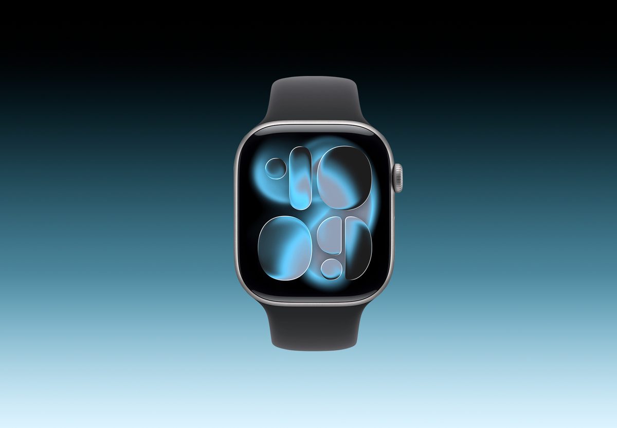Умные часы Apple Watch Series 11 46mm Space Grey Aluminium, Sport Band Black, S/M, фото 3