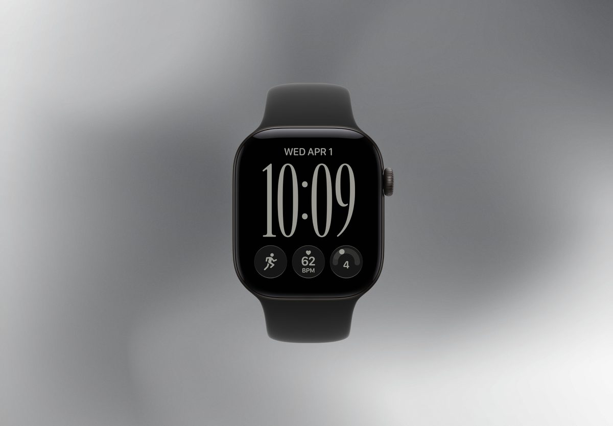 Умные часы Apple Watch Series 12 42mm Black Aluminium, Sport Band Black, M/L, фото 3