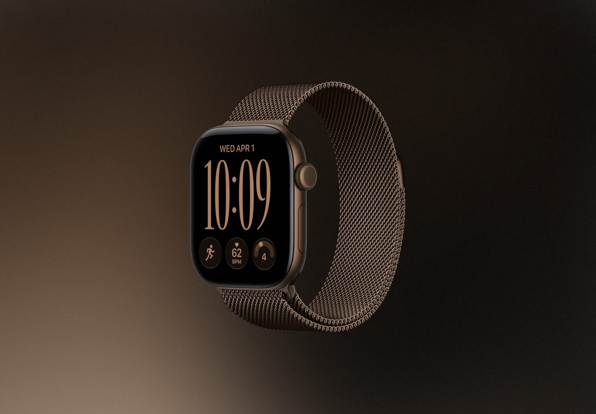 Умные часы Apple Watch Series 12 42mm Dark Bronze, Milanese Loop Dark Bronze, превью следующего фото