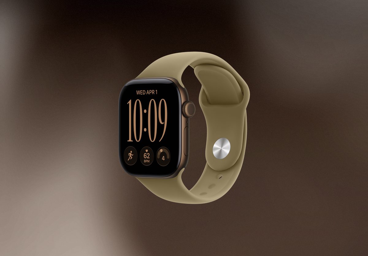 Умные часы Apple Watch Series 12 42mm Dark Bronze, Sport Band Olive, M/L, превью следующего фото