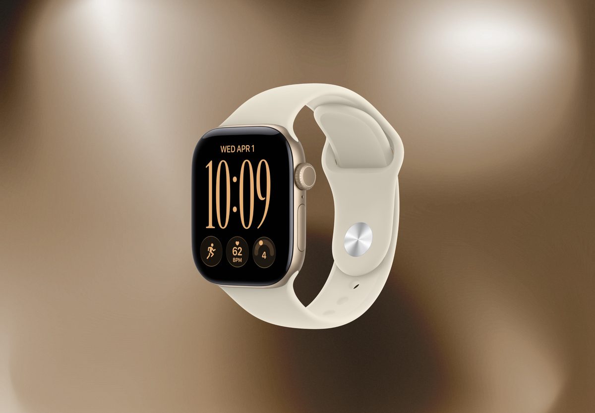 Умные часы Apple Watch Series 12 42mm Light Gold, Sport Band Sand, S/M, превью следующего фото