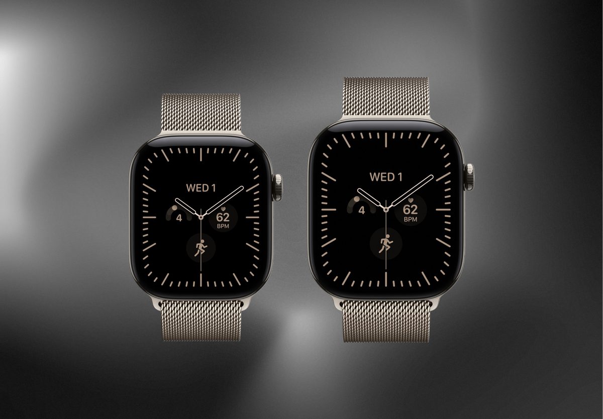 Умные часы Apple Watch Series 12 42mm Natural Titanium, Milanese Loop Natural, фото 5