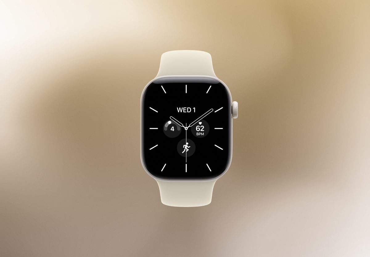 Умные часы Apple Watch Series 12 42mm Pearl White, Sport Band Sand, M/L, фото 3