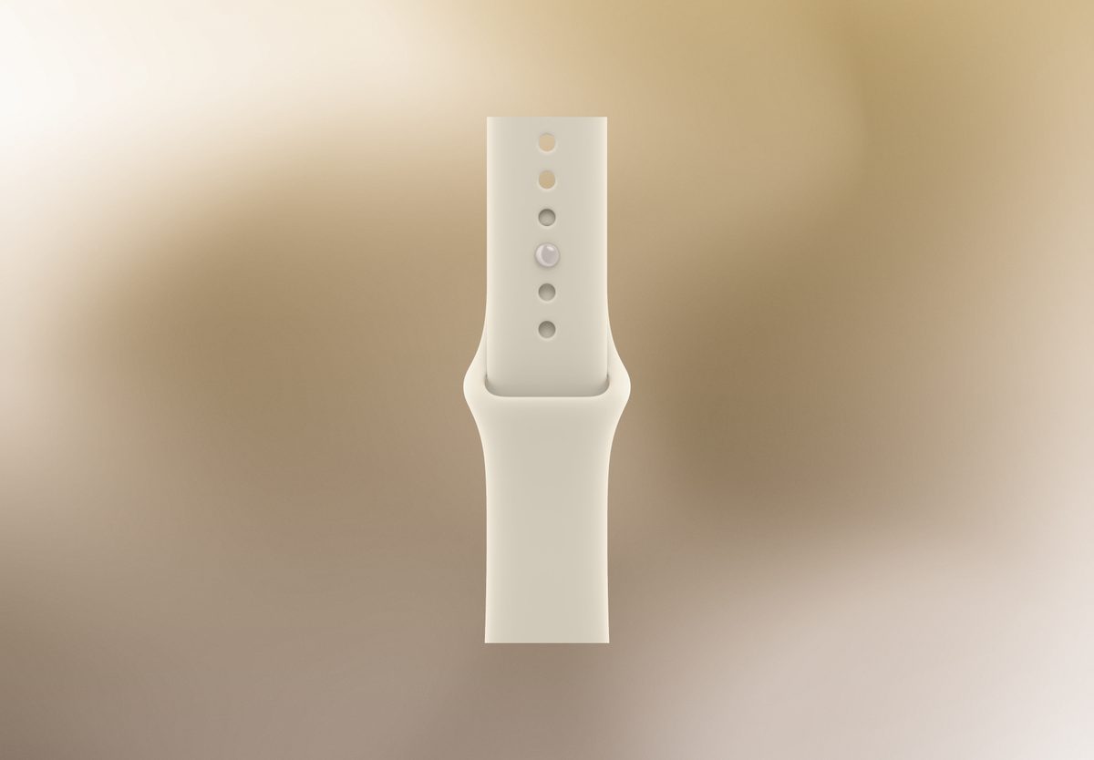 Умные часы Apple Watch Series 12 42mm Pearl White, Sport Band Sand, M/L, фото 4