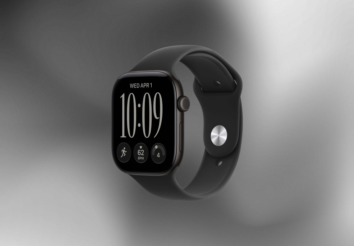 Умные часы Apple Watch Series 12 46mm Black Aluminium, Sport Band Black, M/L, превью следующего фото