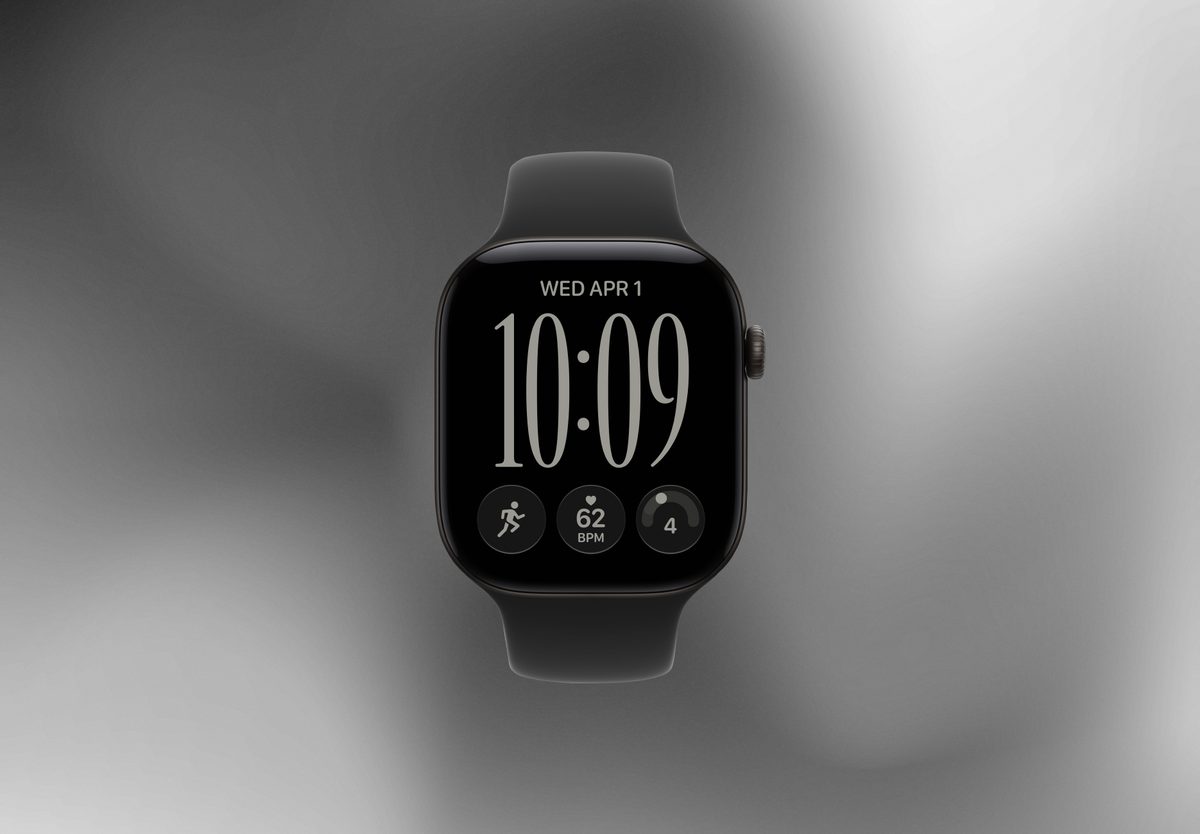 Умные часы Apple Watch Series 12 46mm Black Aluminium, Sport Band Black, S/M, фото 3