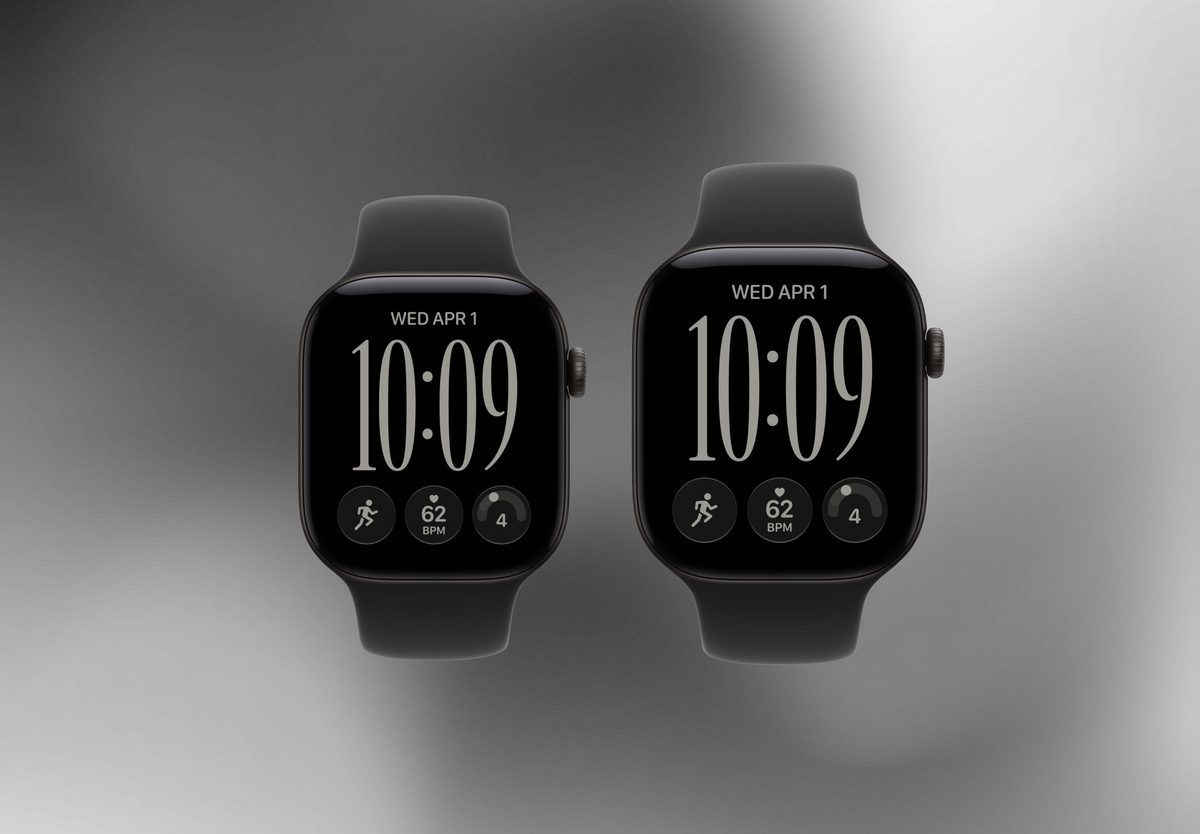 Умные часы Apple Watch Series 12 46mm Black Aluminium, Sport Band Black, S/M, фото 5