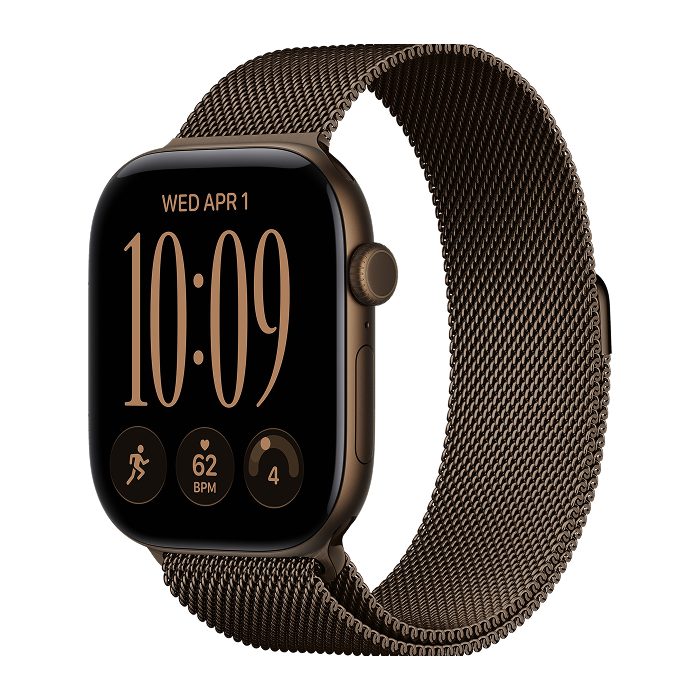 Умные часы Apple Watch Series 12 46mm Dark Bronze, Milanese Loop Dark Bronze, M/L