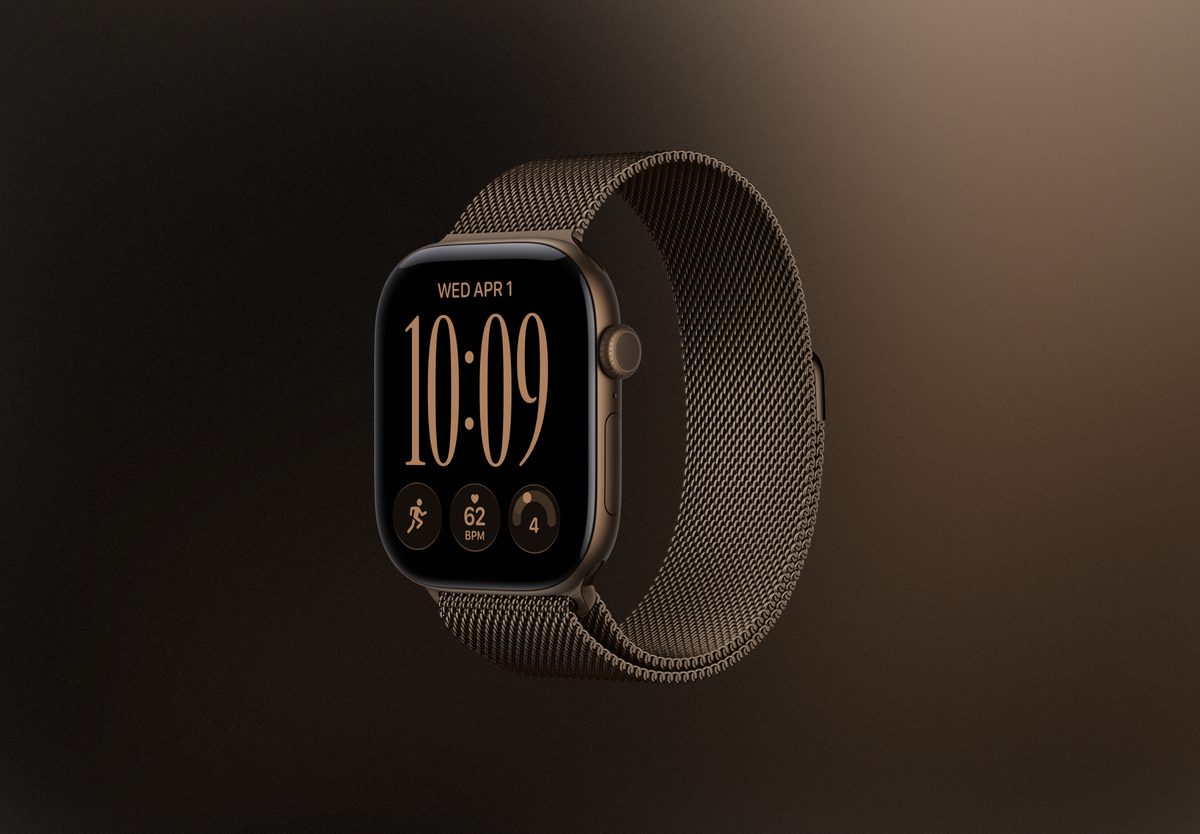 Умные часы Apple Watch Series 12 46mm Dark Bronze, Milanese Loop Dark Bronze, M/L, превью следующего фото